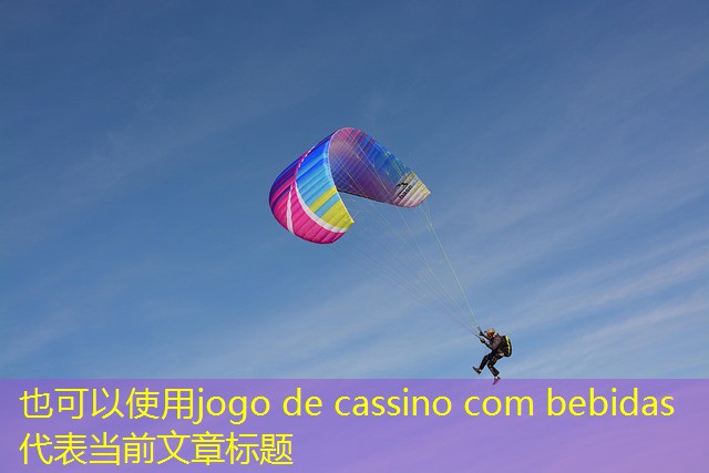 jogo de cassino com bebidas