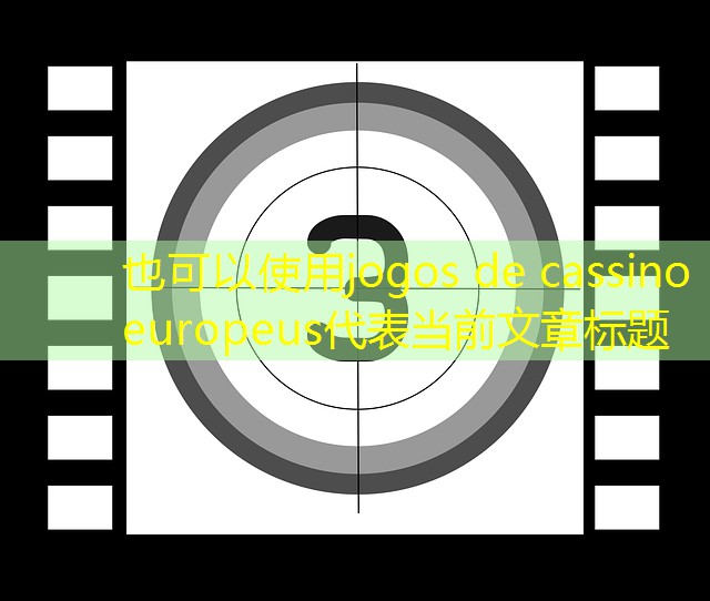 jogos de cassino europeus