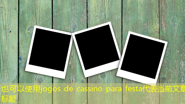 jogos de cassino para festa